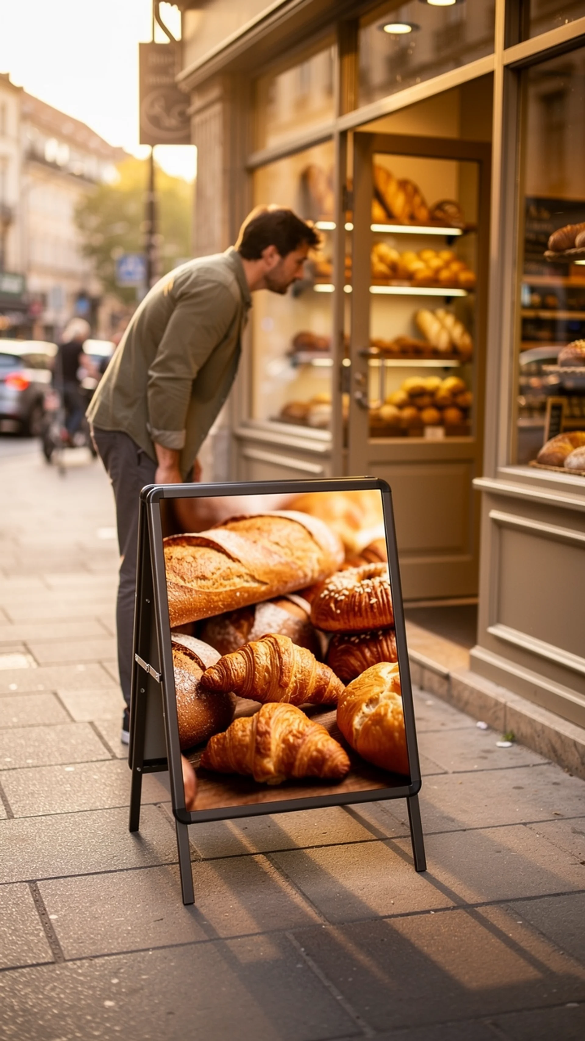 Exemple de site web créé pour un commerce : page d'accueil d'une boulangerie